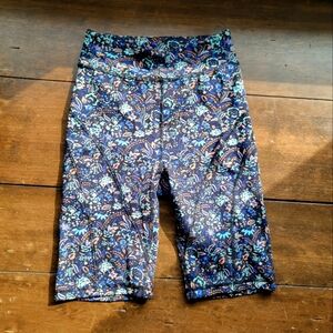 Free People Movement Lose Your Marbles High Rise Floral Bike Short sz XS/S